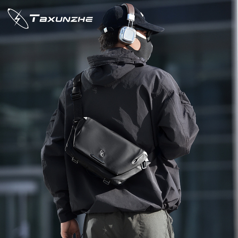 Nebula 2 Crossbody Bag Men's New Shoulder Bag Casual Cycling Bag Trendy Cool Chest Bag Outing Portable Backpack Men