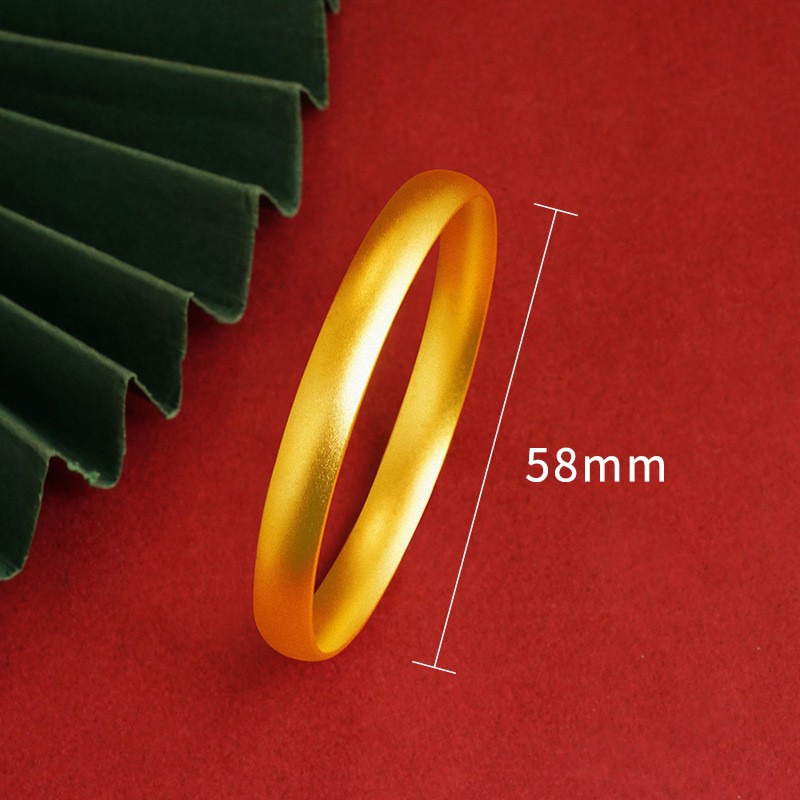 Nuevos productos vietnamitas pulseras de oro de arena retro pulseras de neumáticos damas de alta calidad no se desvanecen joyas al por mayor