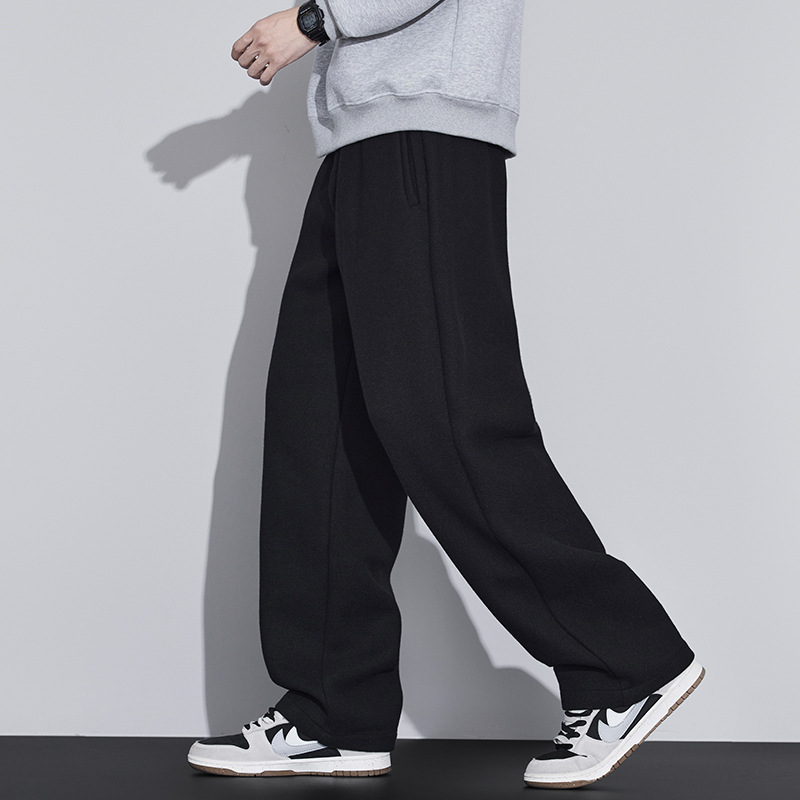 2025 nuevo otoño japonés retro lana de oveja pantalones casuales para hombres sueltos estilo americano image 4