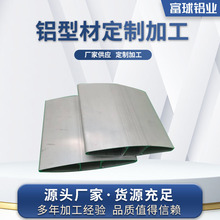 佛山6063铝型材百叶椭圆管铝合金型材加工工业铝型材百叶加工