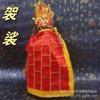坲教用品袈裟披风地藏王衣服如来佛祖西方三圣刺绣布小礼佛