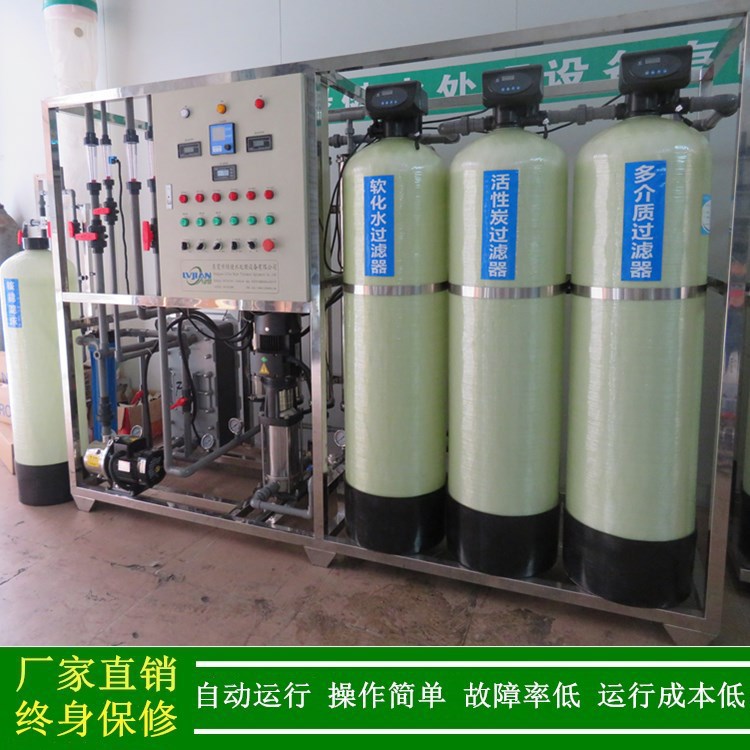 供应惠州二级反渗透设备+EDI电去离子水设备1t-50tEDI超纯水设备