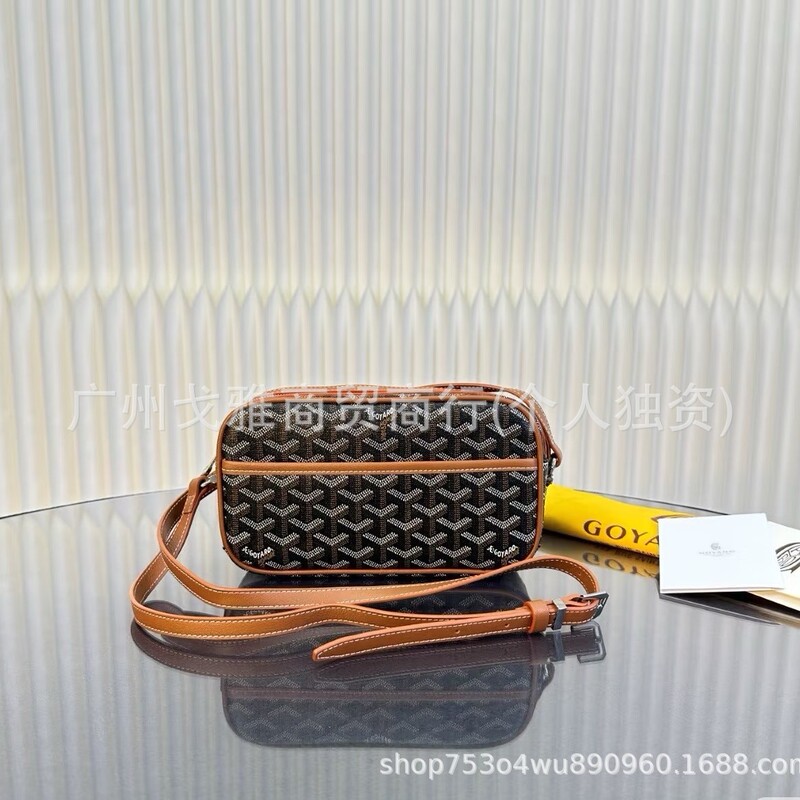 Goyard Goya Dog Tooth Bag Fashion Korean Version Celebrity Style Single Shoulder Crossbody Small Square Bag Camera Bag Goyard Goya Dog Tooth Bag Fashion Korean Version Celebrity Style Single Shoulder Crossbody Small Square Bag Camera Bag