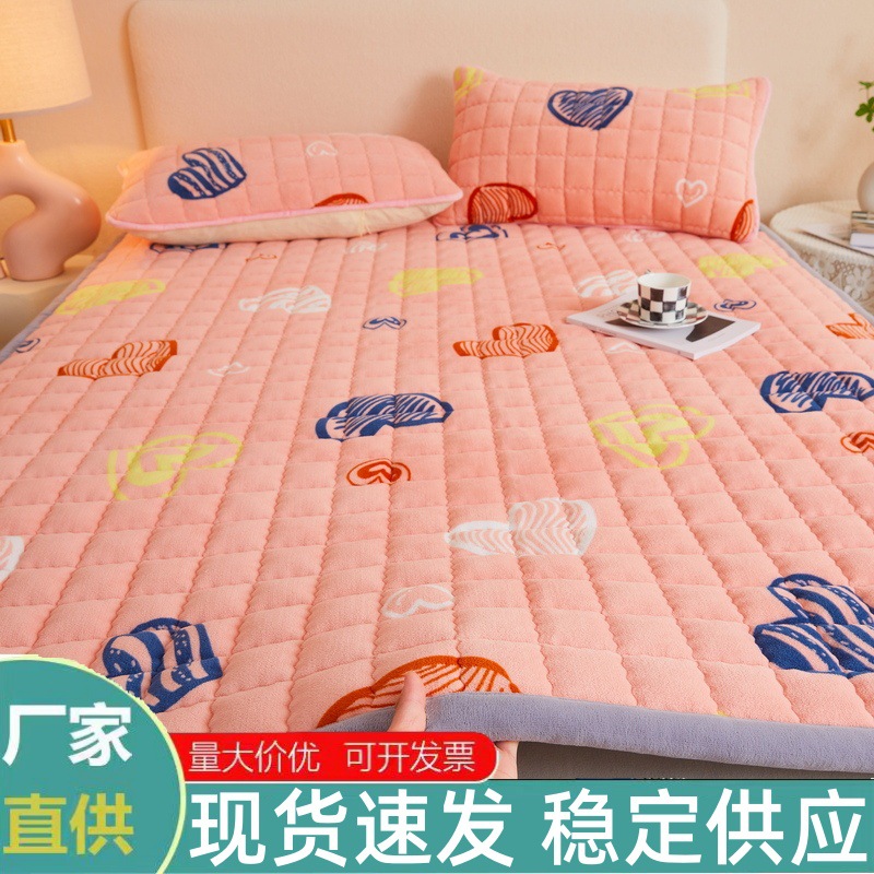90x190cm colchón de velchilla de leche dormitorio para estudiantes una sola estera caliente gruesa colchón colchón colchón set de tres piezas