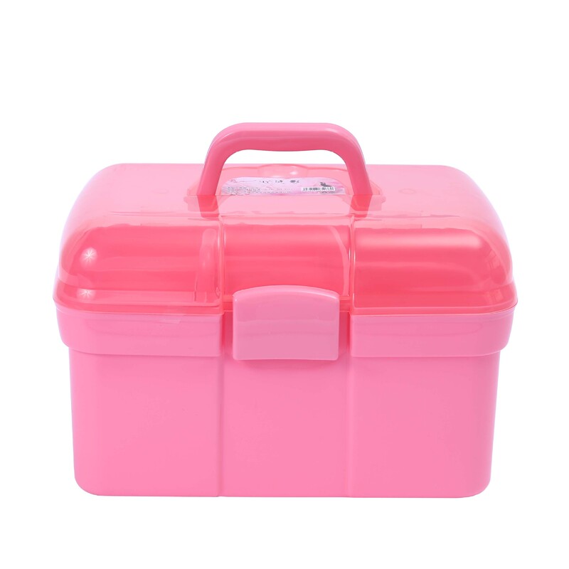Manicure tool storage box large capacity toolbox portable double-layer compartment manicure machine