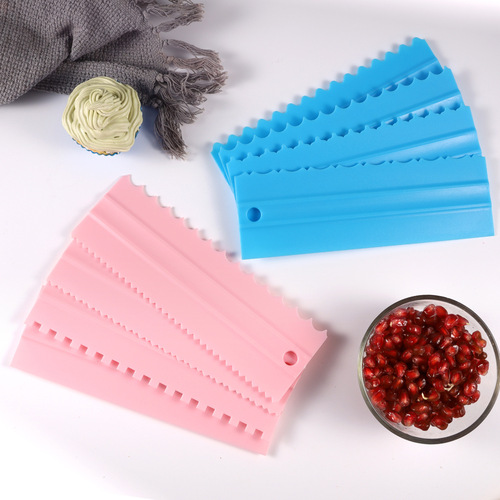 Baking Tools Plastic Cream Scraper Cream Cake Scraper Cake Dough Slicer Baking Scraper