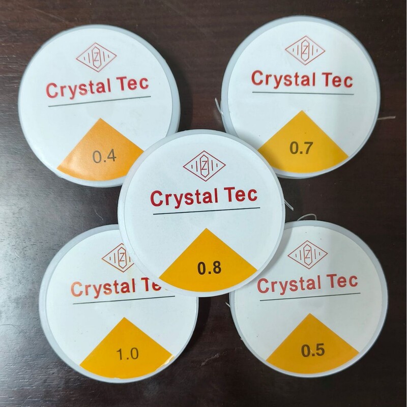 Beaded Crystal Thread, Transparent Elastic Thread, Beaded Wire, DIY Handmade Jewelry Thread, Manufacturer's Ready-Made Accessories Wholesale