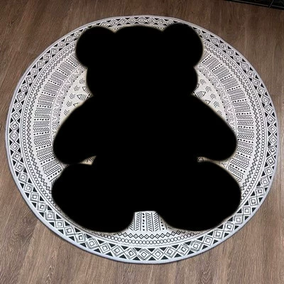 Детский коврик-заяц, милый плюшевый игровой коврик, размеры 45×60–180×240 см