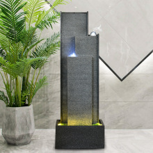 流水墙喷泉室内水幕墙叠水瀑布装饰景观风水加湿落地摆件瀑布式