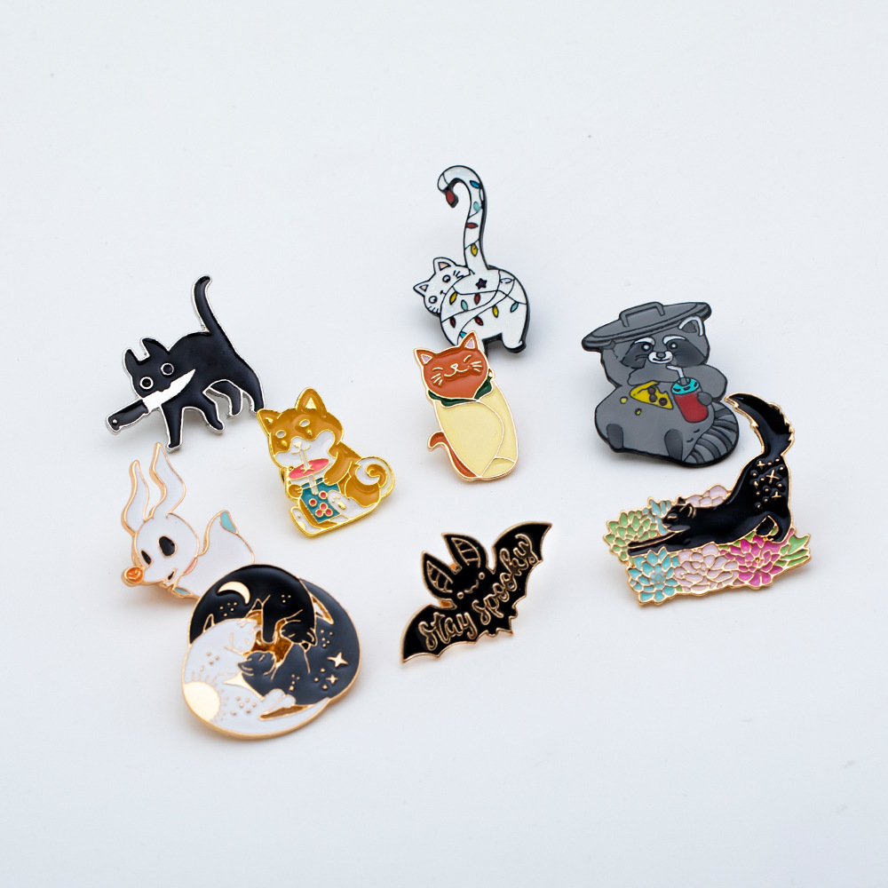 Fashion Animal Alloy Enamel Unisex Brooches display picture 2