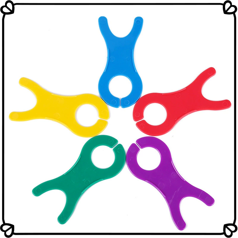 DIY тканые шерстяные инструменты для хранения Пластиковые свитера вязаные вспомогательные инструменты Цветная рыбья форма шерстяная намотка