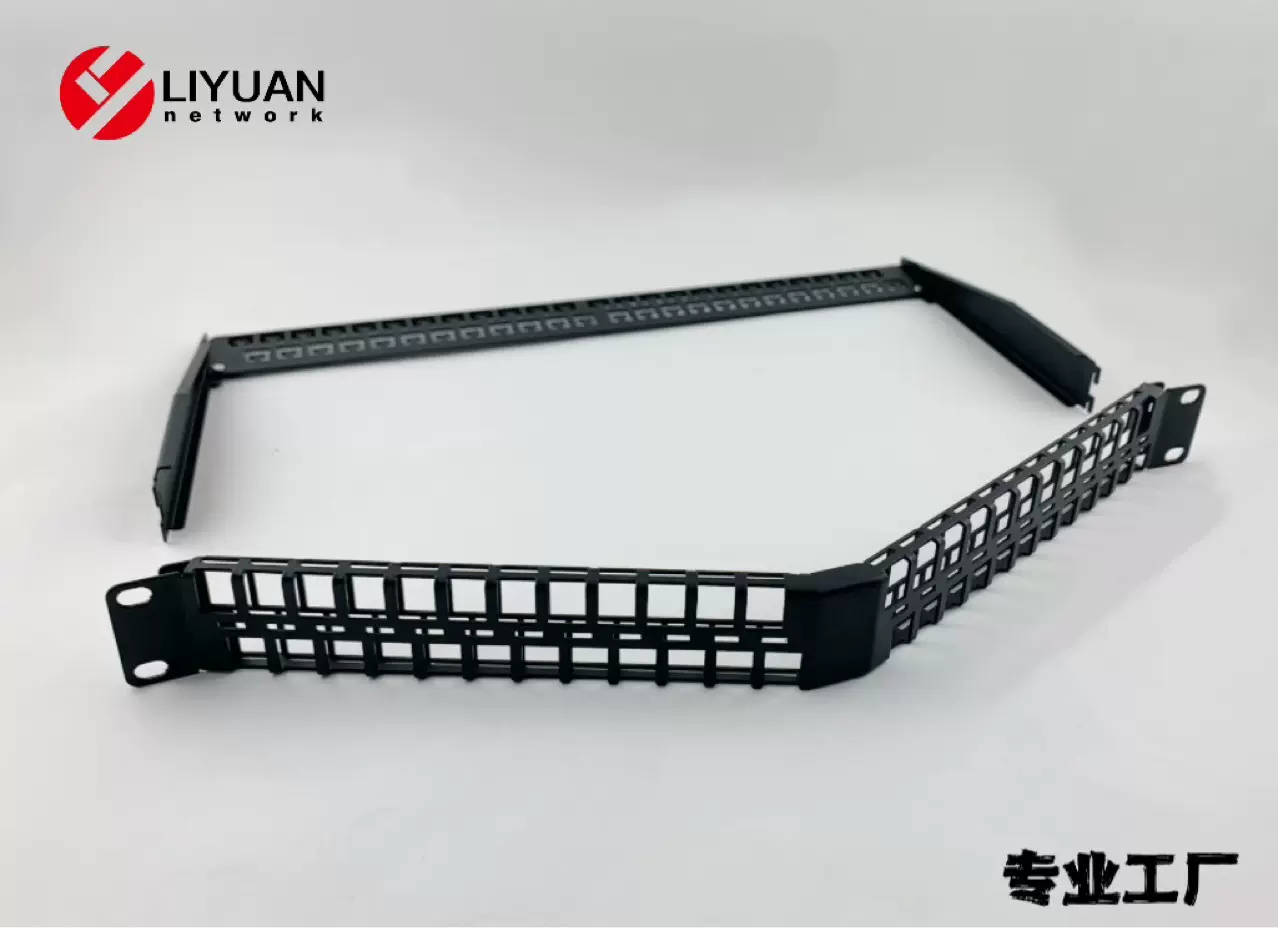 高密度角型空口配线架1U48口配线架数据中心机柜配线架