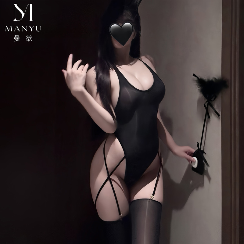Sexy Lingerie with High Elasticity and Glossy Mesh, Backless Deep V Temptation Bodysuit W35 Sexy Lingerie with High Elasticity and Glossy Mesh, Backless Deep V Temptation Bodysuit W35