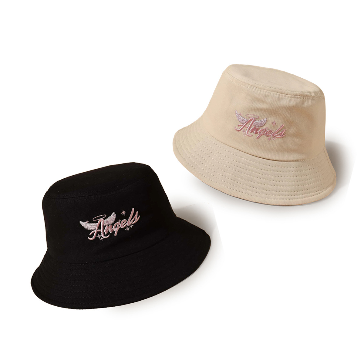 Unisex Fashion Letter Wings Embroidery Bucket Hat display picture 3