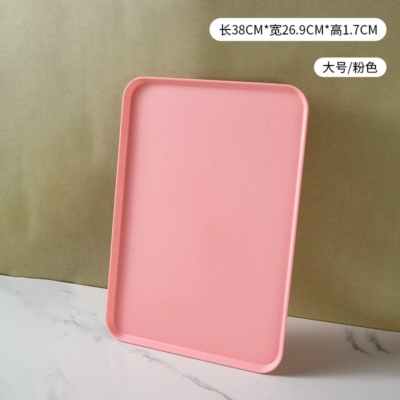 Nordic INS wheat straw trap household color plates commercial barbecue bakery dish large plastic tea plate
