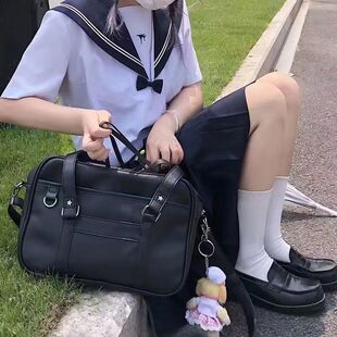 跨境日系学院风jk制服包二次元单肩包女士斜跨包通勤包简约手提包-阿里巴巴