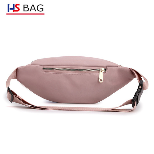 New Women's Waist Bag Korean Style Oxford Cloth Colorful Waist Money Bag for Girls Outdoor Leisure Travel Phone Bag