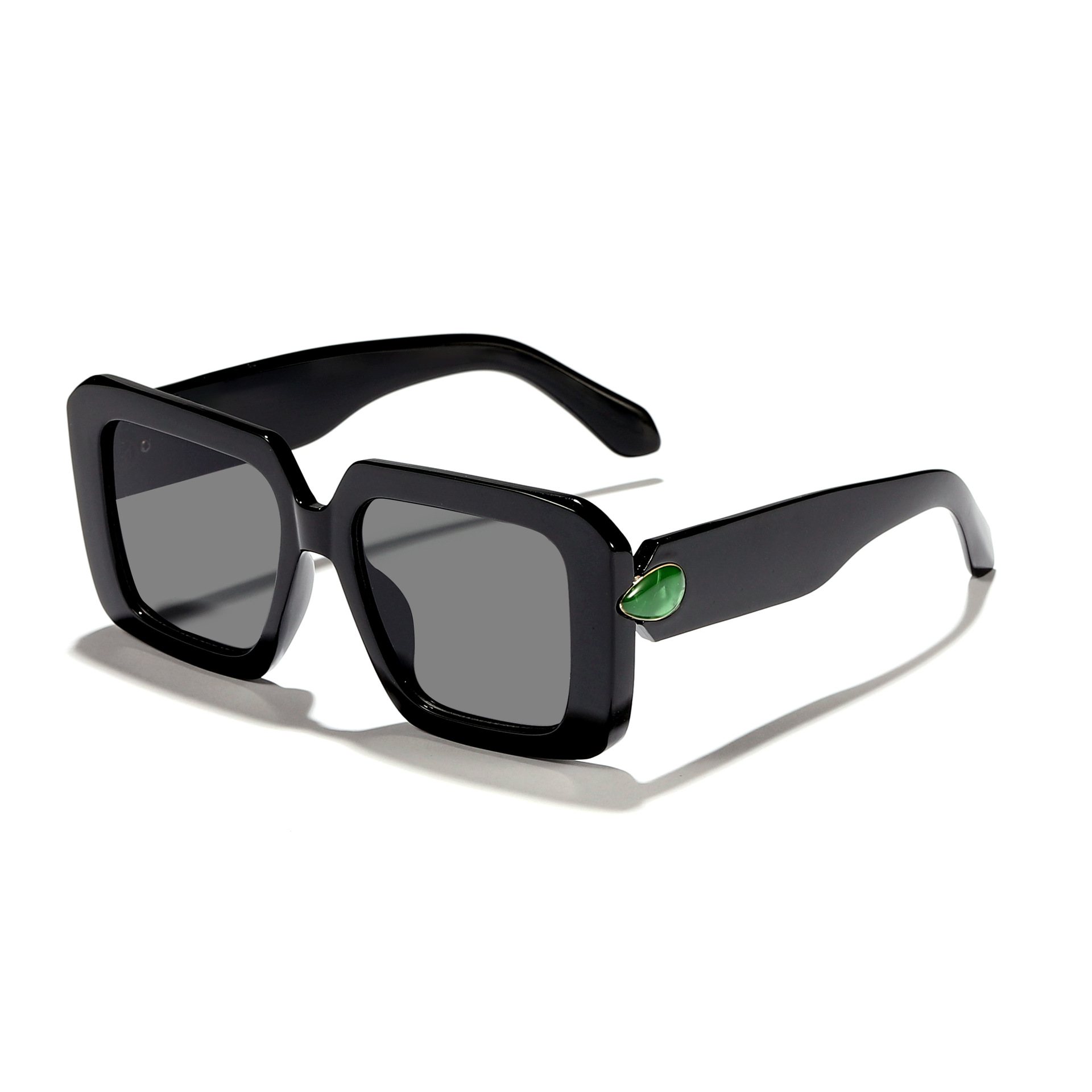 Nuevas gafas de sol anti-ultravioleta transfronterizas de estilo retro con marco callejero para hombres y mujeres, gafas de sol de pasarela de moda de lujo ligero europeo y americano