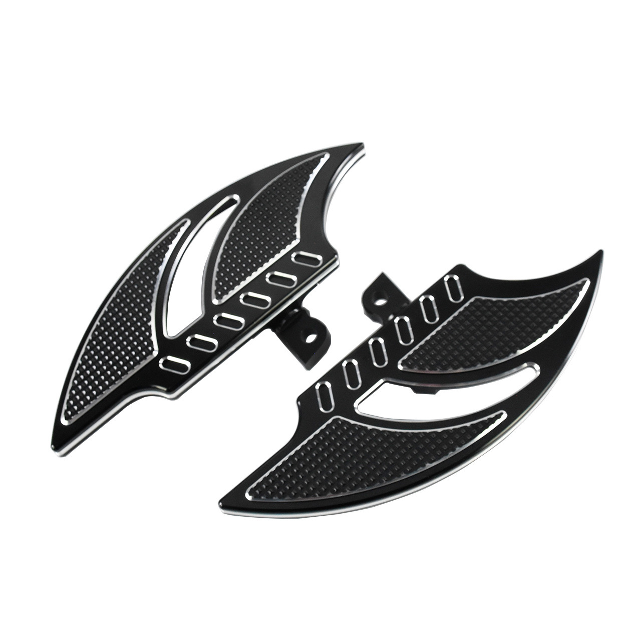 Suitable for Harley 883 1200X48 Glider Softail Fat Boy footrests, rear passenger fixed footrests