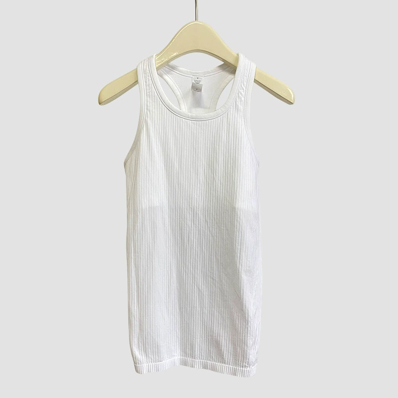 Long Yoga Vest (Women's) Breathable Detachable Sports Top with Removable Cups, 2–8 Sizes