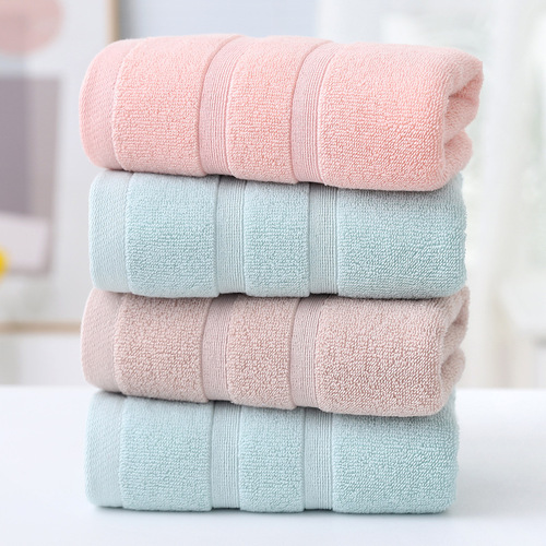 Towel for face washing, pure cotton thickened household towel for bathing, pure cotton wholesale gift souvenir, hotel embroidery