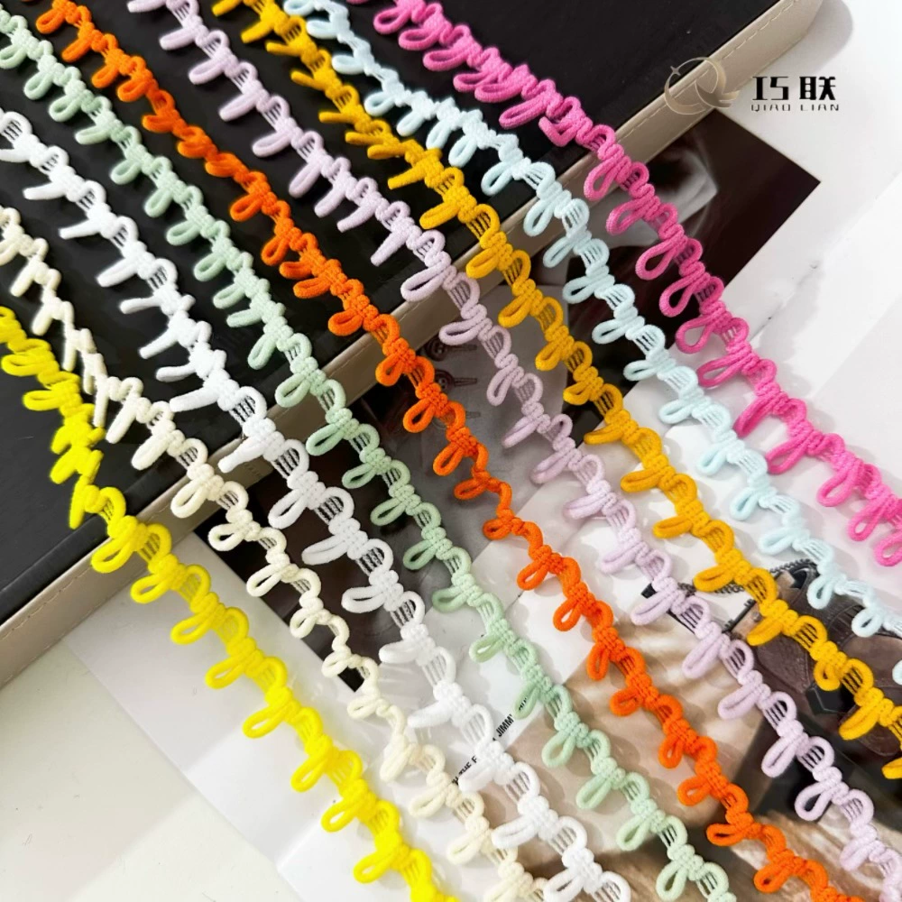 В наличии 35 Цвет 1,5 см одежда задний воротник эластичное кружево с меховым шариком пряжка аксессуары эластичная пряжка