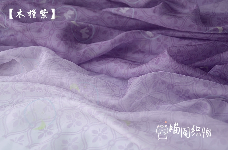 Genuine multicoloured shiffon Hanfu, cloth, gradient