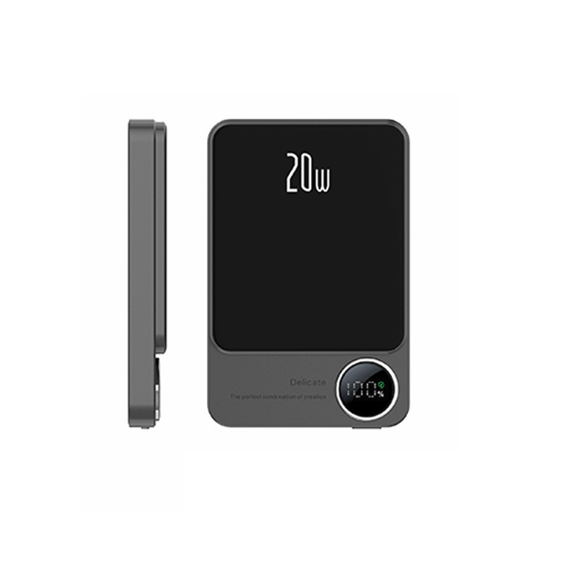 Q9 磁気ワイヤレス充電器 3C認証 ポータブル 超薄型 急速充電 大容量モバイルバッテリー 10000mAh|undefined