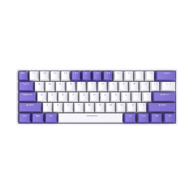 Yunguoguo K33 беспроводная 2.4G Bluetooth механическая клавиатура 61 клавиша три режима RGB, кастомная, hot-swap, русская раскладка