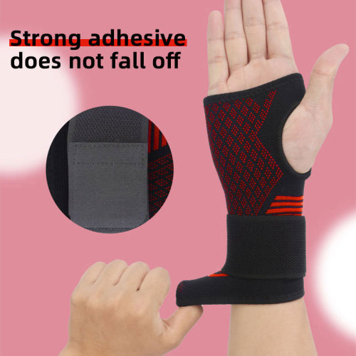 New Style Knitted Nylon Breathable Hand Gripper Wrist Wrap Adjustable Wrap Fitness Accessory