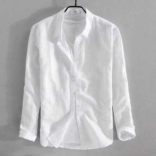 Men's Autumn New Korean Style Trendy Knit Shirt Loose Casual Simple Pure Color Fashion Jacket In Stock