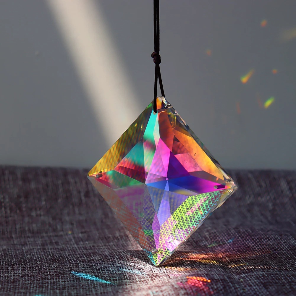 Pastoral Solid Color Crystal White Crystal Pendant Artificial Decorations display picture 5