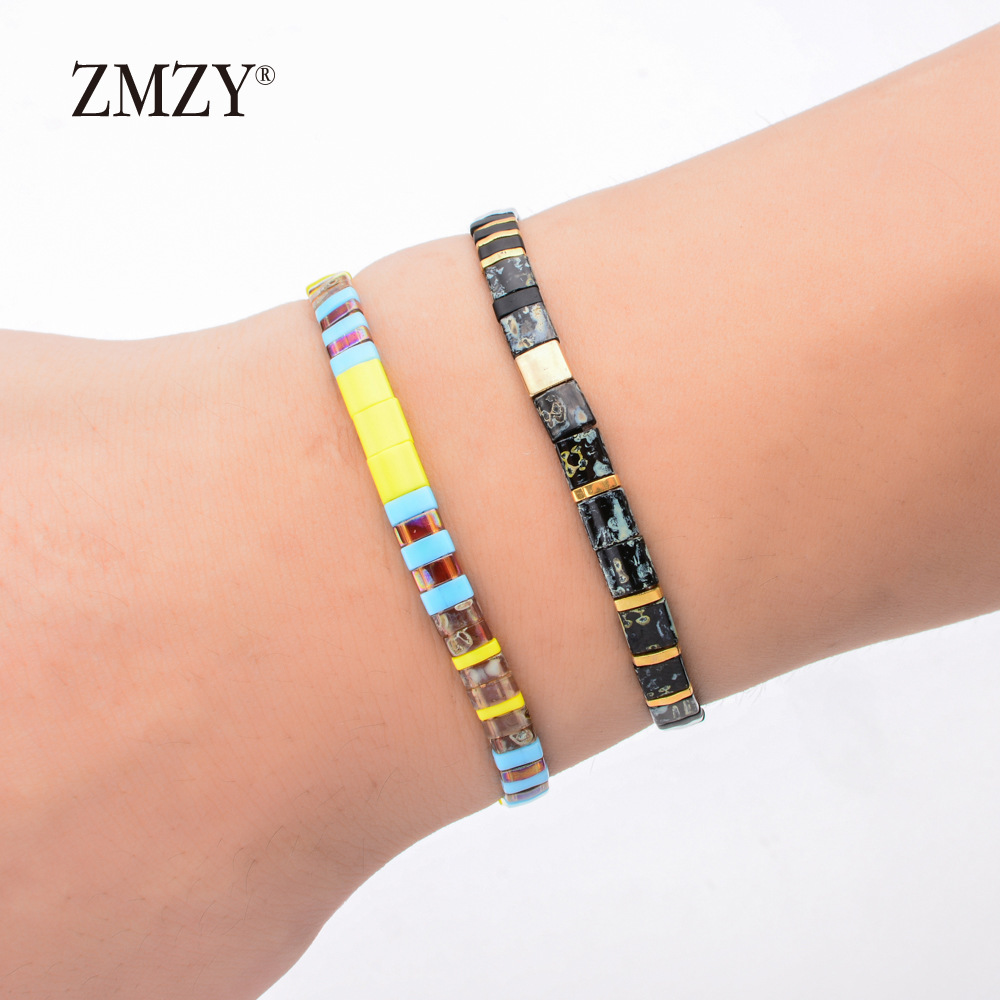 20g Weight Bracelets Classification Beaded Chain Material 1 Piece Quantity Holiday, Daily Occasion Beaded Material Colorful Pattern Women's Gender Bohemian Style Bohemian Colorful Beaded Wholesale Beaded Bracelets 2