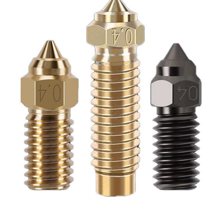 Elegoo海王星4pro黃銅噴頭高流量硬化鋼耐高溫噴嘴耐磨打印頭MAX