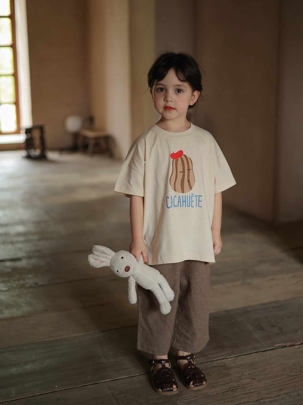 Cotton Cartoon Short Sleeved T-shirt For Children's Summer Wear