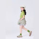 Children's Summer Girl Skirt Parent-child Fake Two-piece Casual Lightweight Outdoor All-match Work Double Skirt Pants Skirt