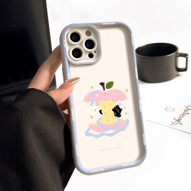 Suitable for Realmec20 Cross-Border Apple Cat All-Inclusive Tpuv23 Anti-Fall 14Pro+ Emery C75 Mobile Phone Case