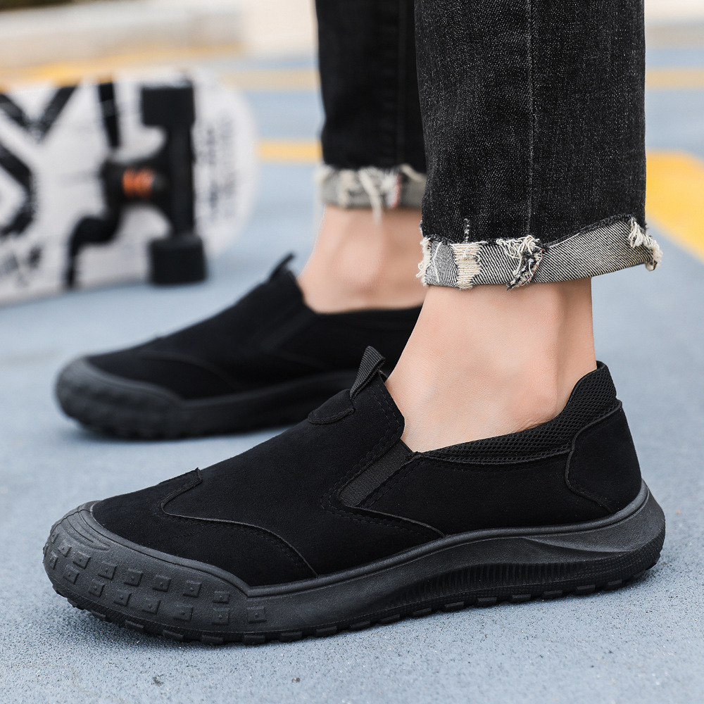 Nuevos zapatos casuales de hombre de moda callejera zapatos deportivos al aire libre zapatos de correr cómodos de cuero simple zapatos de hombre al por mayor