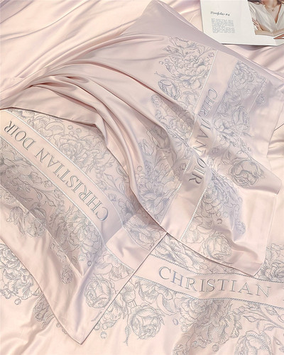 DI Austrian light luxury style high-end 100-count cotton four-piece set princess style pure cotton long-staple cotton quilt cover bed sheet home textile T