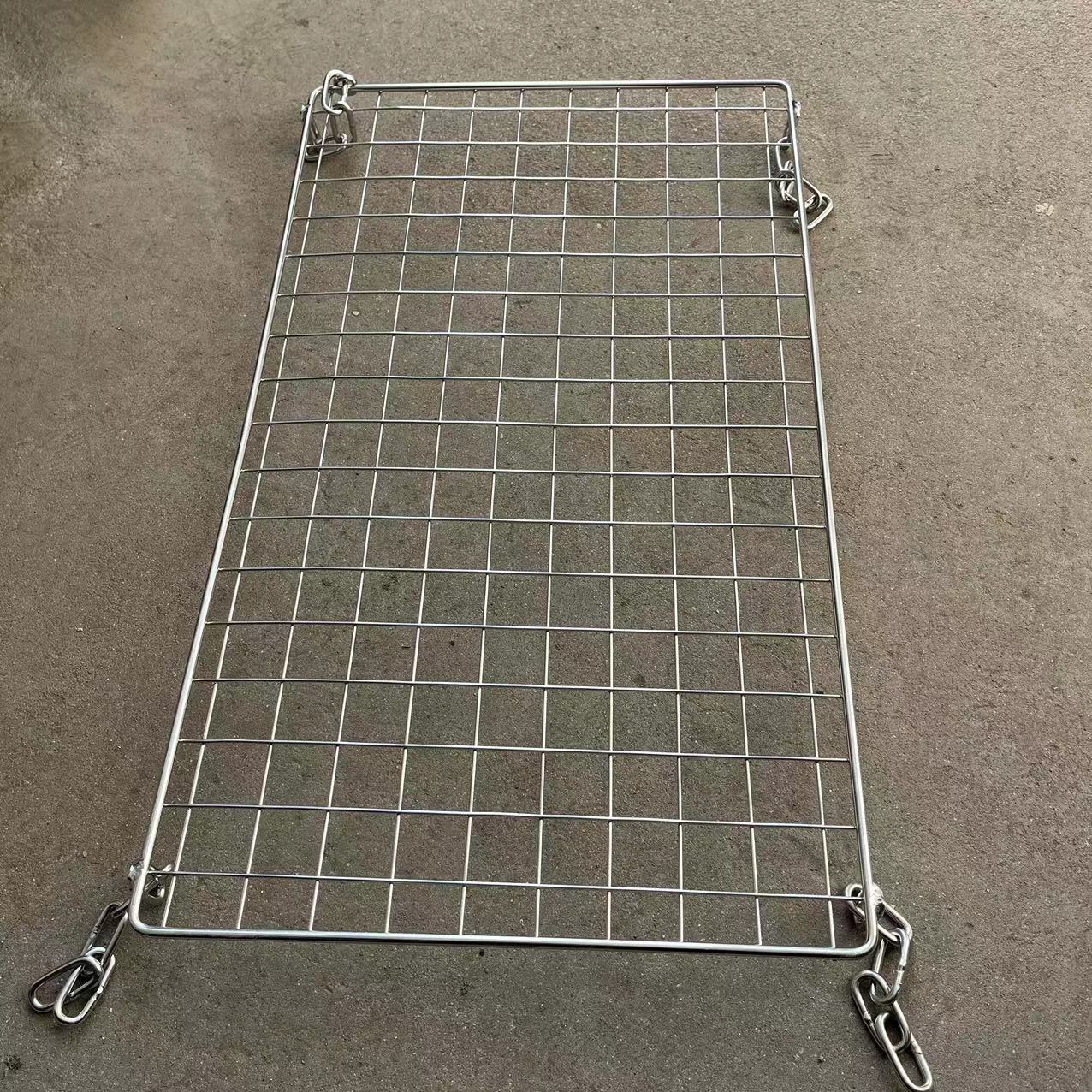 不锈钢井盖防坠网护栏网防护网钢丝网304材质下水道防护网圆形