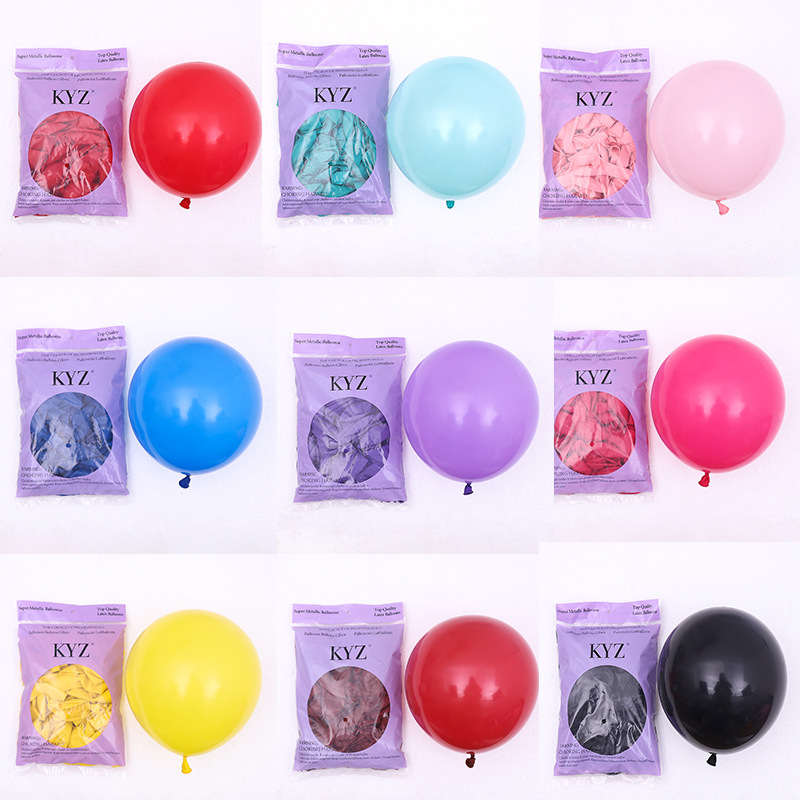 KYZ加厚12寸2.8克亚光气球结婚汽球装饰亚马逊跨境货源气球批发|ms