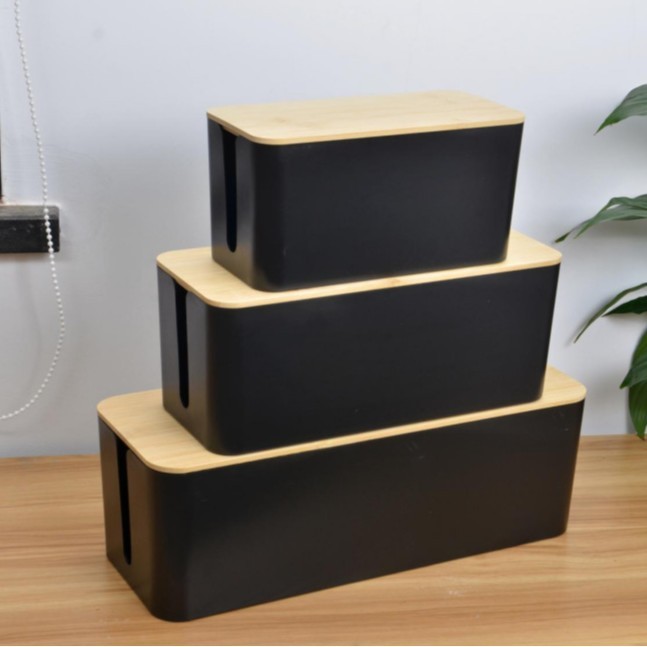 蓋付きプラスチック収納ボックス、デスクトップ充電データケーブル、隠し携帯電話、コンピュータ、タブレット、ケーブルボード、整理器具|undefined