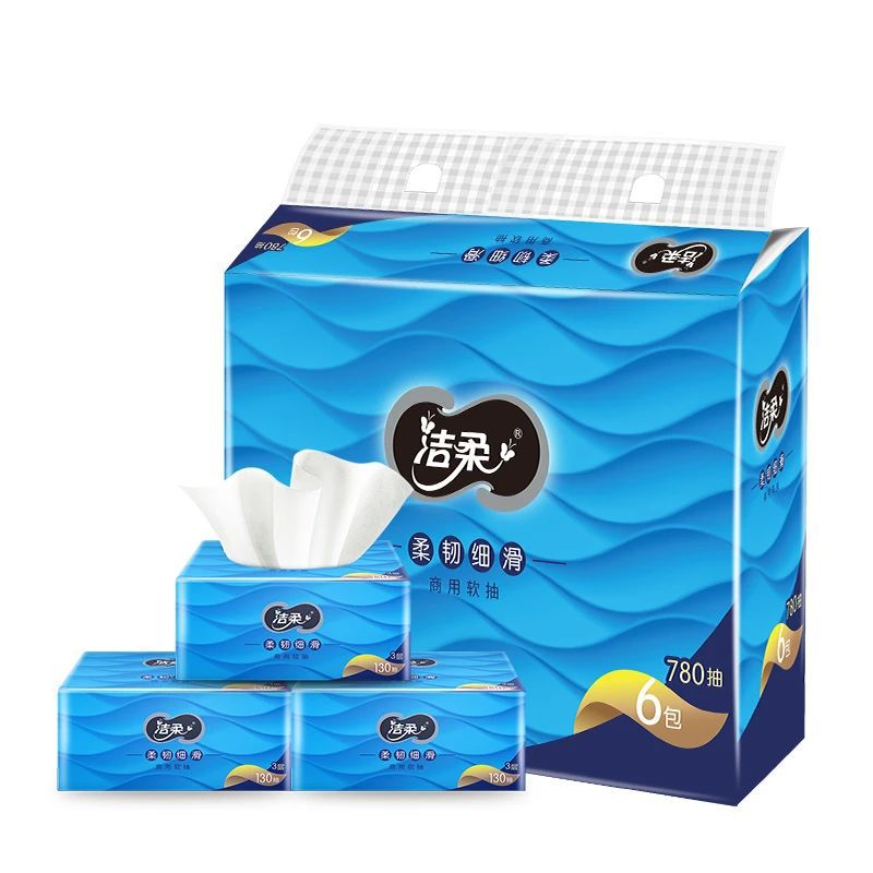 Clean R soft paper towel 130 paper big package household affordable commercial paper toilet paper hotel paper