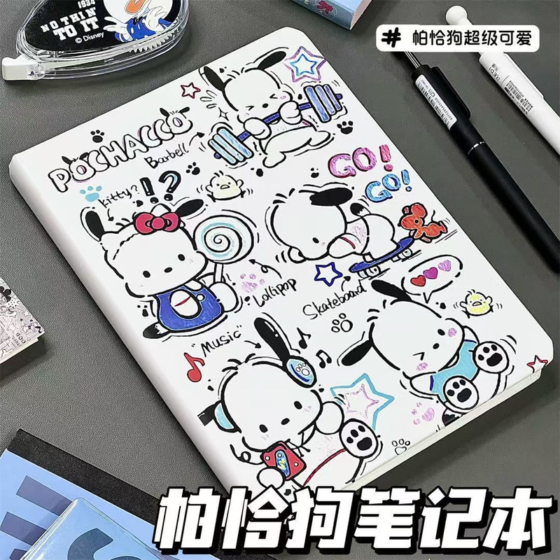 かわいいハローキティノート a5 ハードシェル超厚い漫画 KT 猫学生水平線宿題ノートブックメモ帳|undefined