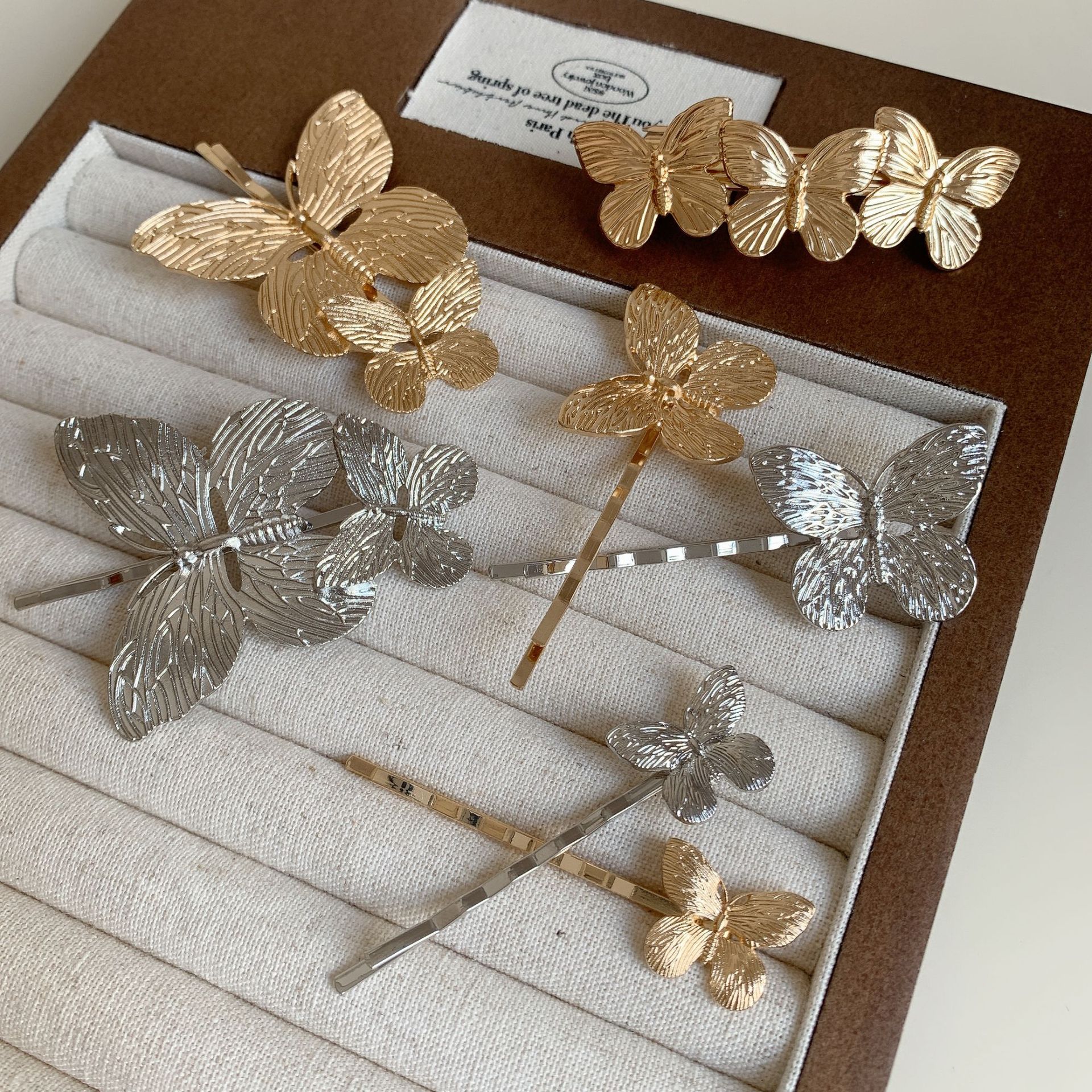 All Seasons Season Women's Gender Elegant Glam Women's Butterfly Alloy Hair Clip
