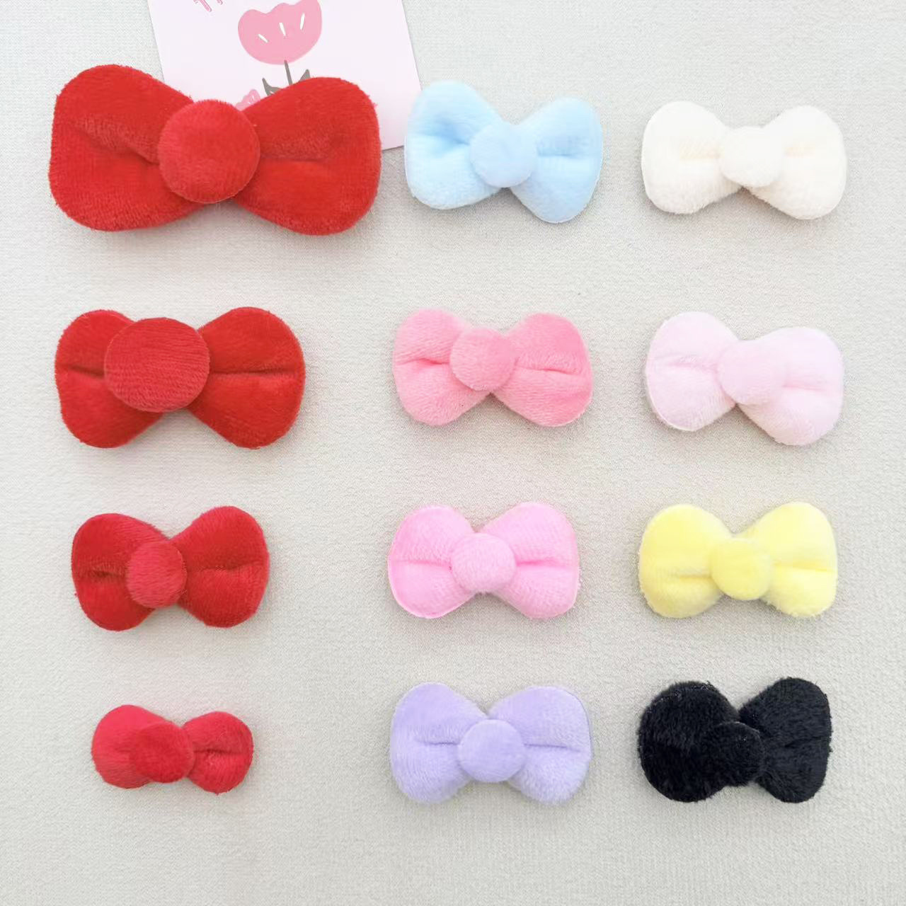Hot-Selling Large and Small Ultra-Soft Waist-Wrapped Bow Ties, Plush Accessories, DIY Gloves, Hats, Clothing Accessories