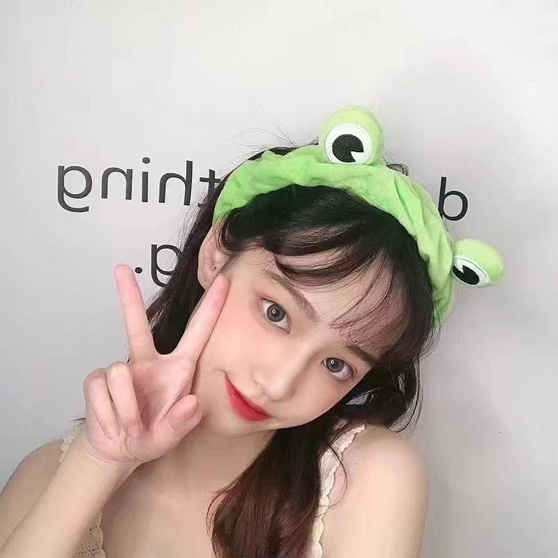 新しいかわいいクマのヘアバンド洗顔漫画ヘアバンドクリエイティブ弓動物ヘアリングフランネルヘアバンド卸売|undefined