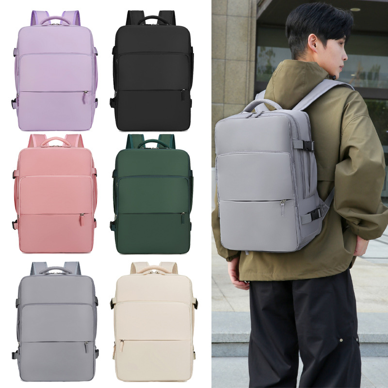 Large-Capacity Multi-Compartment Independent Shoe Compartment Dry and Wet Separation Travel Backpack Business Laptop Bag 2024 New Model