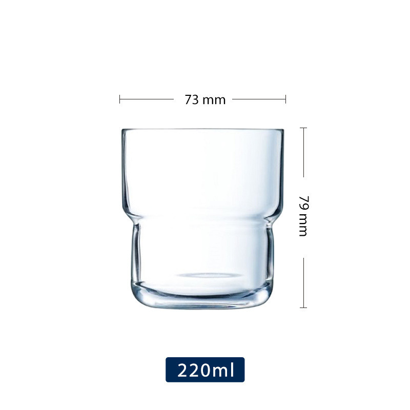 1 가오누오 쌓을 수 있는 컵(220ml) 투명