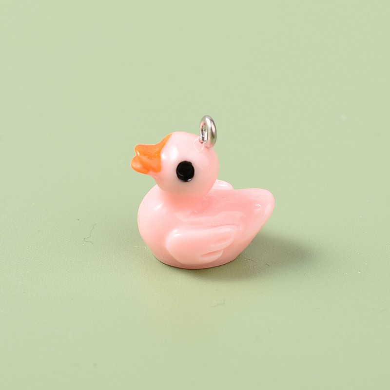 1 Piece 1.8cm Resin Rabbit Dog Duck Pendant display picture 7